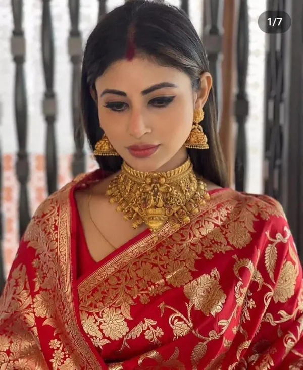 Red_Cotton_Silk_Jacquard_Woven_Banarasi_Saree_For_Women