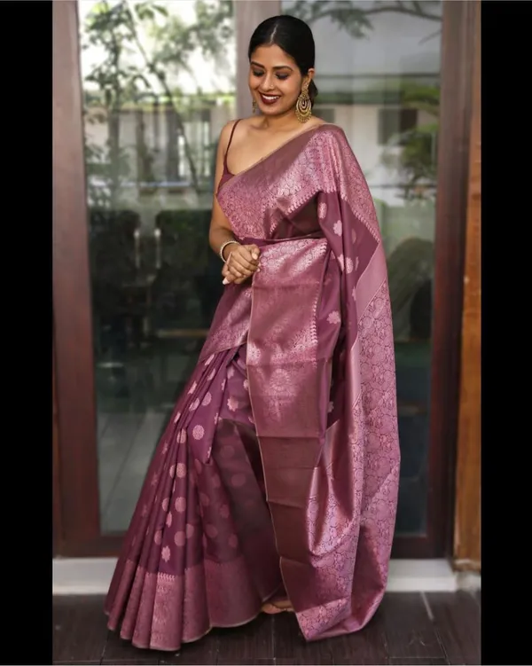 Purple_Cotton_Silk_Jacquard_Woven_Banarasi_Saree_For_Women