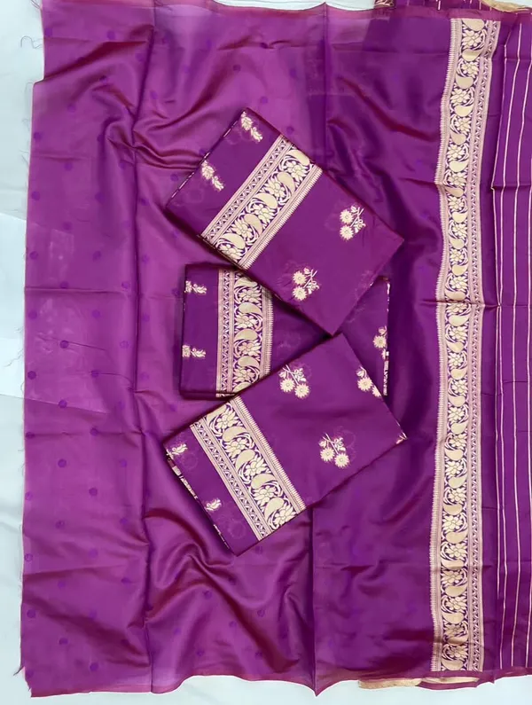 Magenta_Cotton_Silk_Jacquard_Banarasi_Saree_For_Women