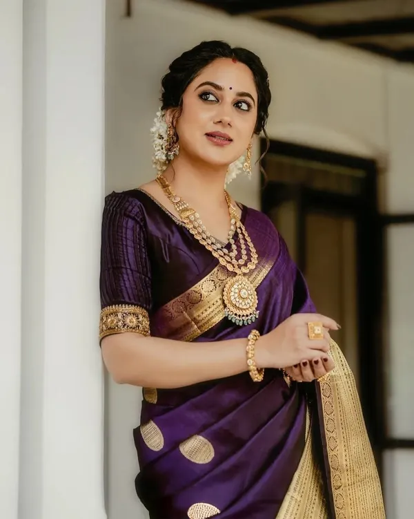 Purple_Cotton_Silk_Jacquard_Woven_Banarasi_Saree_For_Women