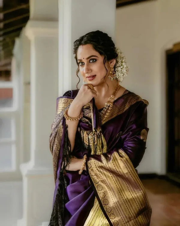 Purple_Cotton_Silk_Jacquard_Woven_Banarasi_Saree_For_Women