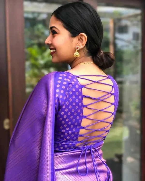 Purple_Cotton_Silk_Floral_Print_Woven_Banarasi_Saree_For_Women