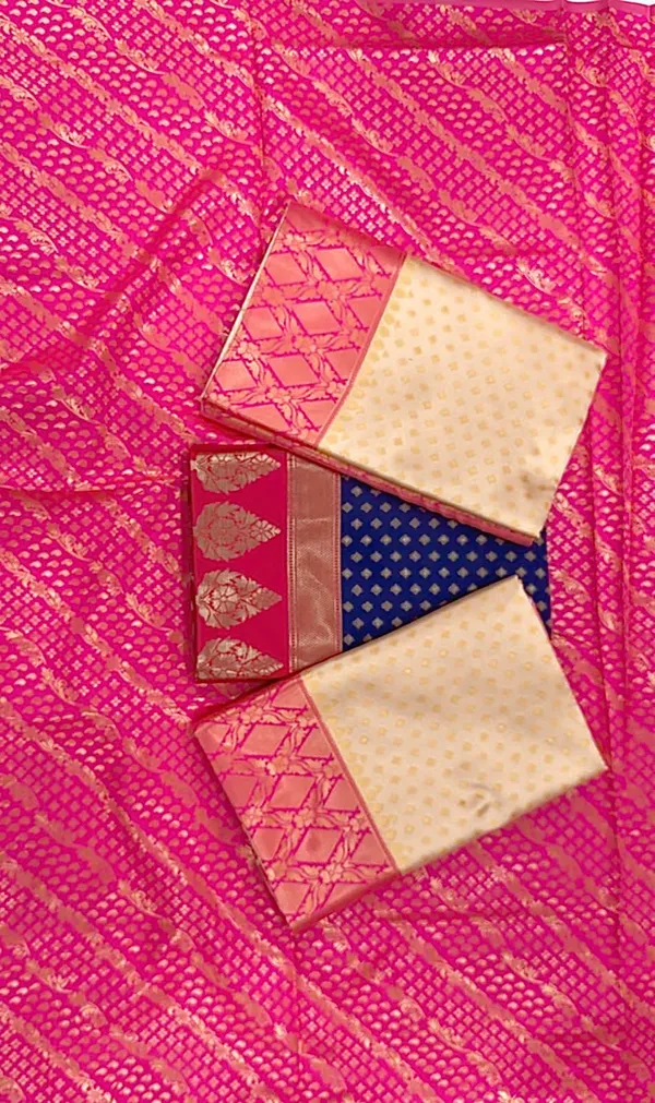Cream_Cotton_Silk_Self_Design_Woven_Banarasi_Saree_For_Women