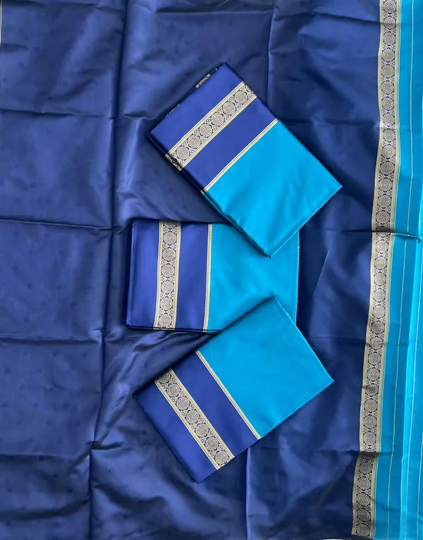 Blue_Cotton_Silk_Jacquard_Woven_Banarasi_Saree_For_Women