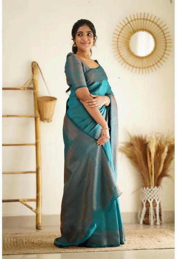 Blue_Cotton_Silk_Woven_Regular_Saree_For_Women