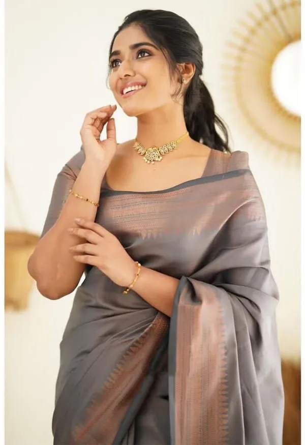 Grey_Cotton_Silk_Jacquard_Woven_Banarasi_Saree_For_Women