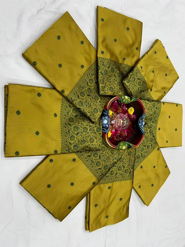 Yellow_Cotton_Silk_Temple_Border_Jacquard_Regular_Saree_For_Women