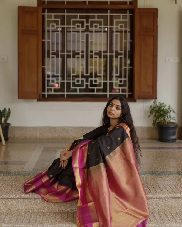 Black_Cotton_Silk_Woven_Kanjivaram_Regular_Saree_For_Women