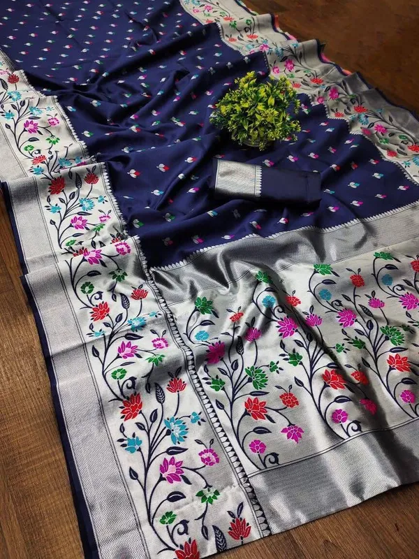 Blue_Cotton_Silk_Woven_Banarasi_Regular_Saree_For_Women
