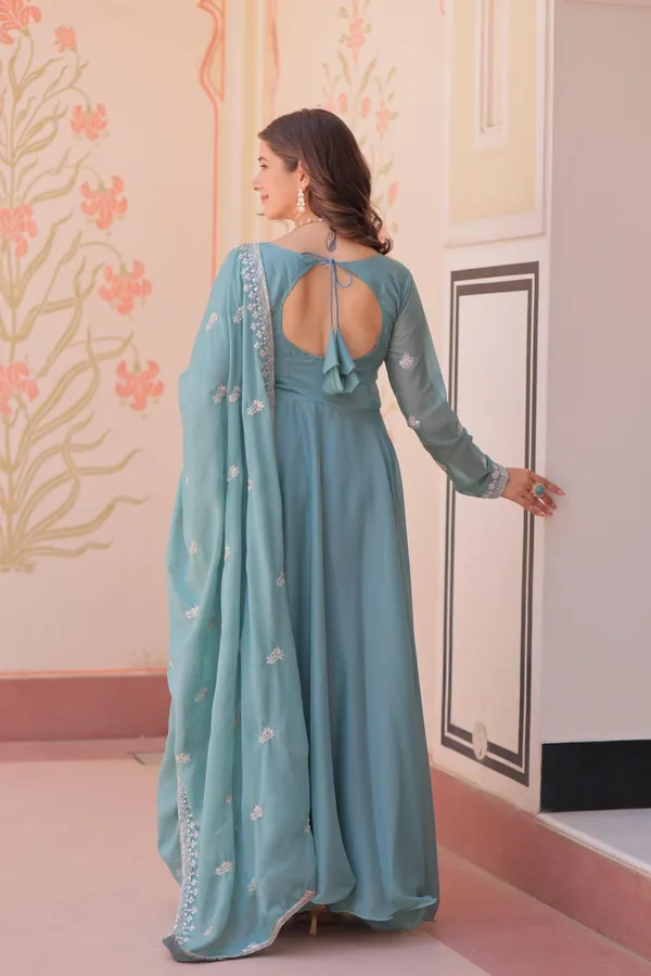 Sky_Blue_Color_Beautiful_Gown_in_Georgette_FAbric