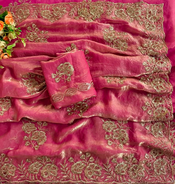 Pink_Satin_Beads_Embroidery_Sequin_Cutwork_Border_Saree_For_Women