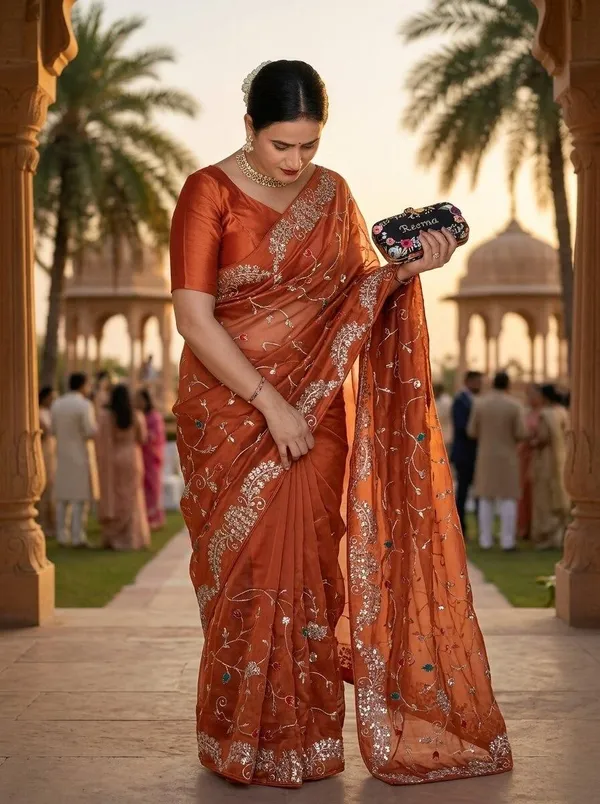 Orange_Rangoli_Silk_Embroidery_C-Pallu_Saree_For_Women