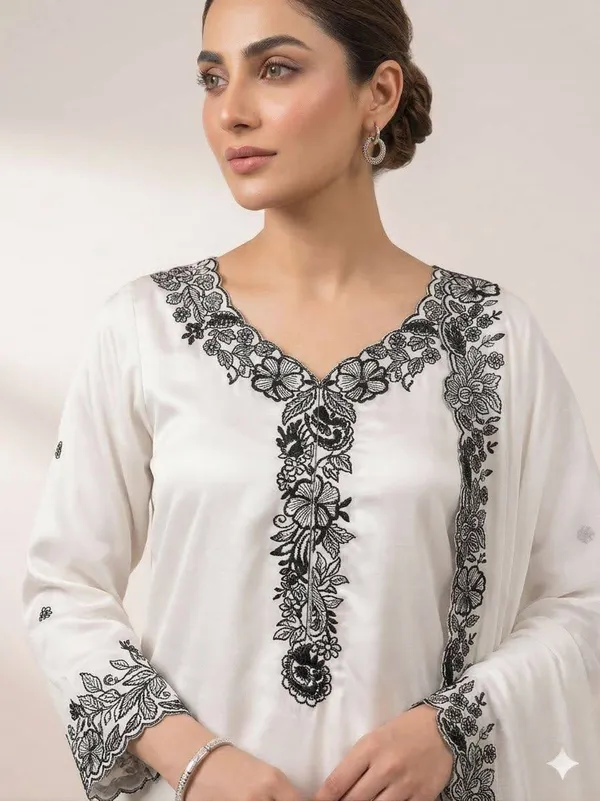 White_Color_Pakistani_Suit_in_Crepe_Fabric