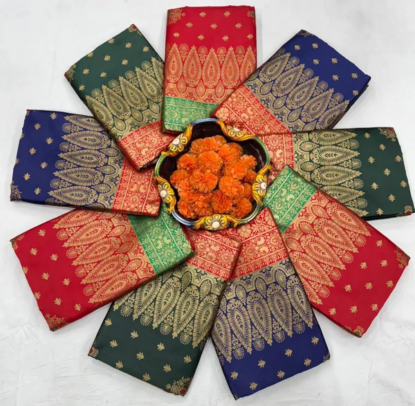 Blue_Red_Cotton_Silk_Banarasi_Paisley_Floral_Woven_Saree_For_Women