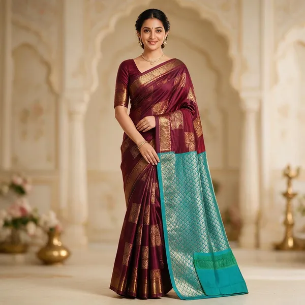 Multicolor_Cotton_Silk_Printed_Banarasi_Regular_Saree_For_Women