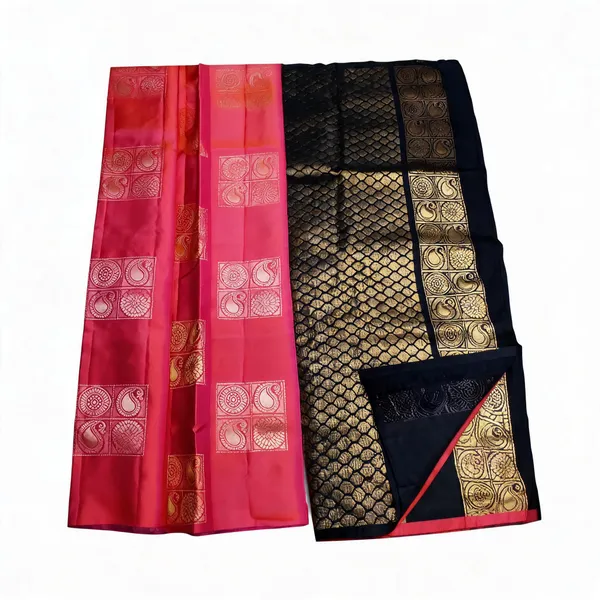 Pink_Cotton_Silk_Jacquard_Woven_Banarasi_Saree_For_Women