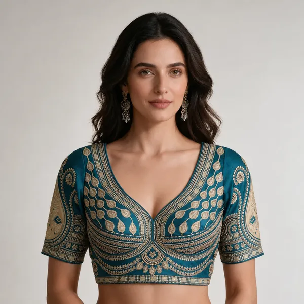 Bridal_blouse_Rani_Cut_Work_Heavy_Gold_Jari_Work_Bridal_Blouse