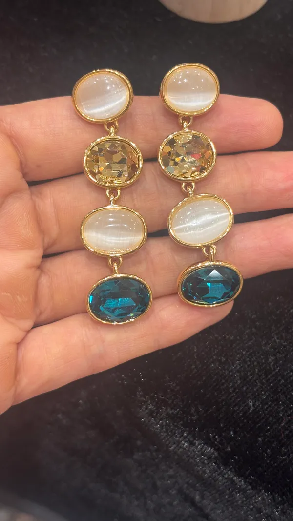 Linear_Prism_Statement_Drops_In_Teal_Sapphire_&_Champagne