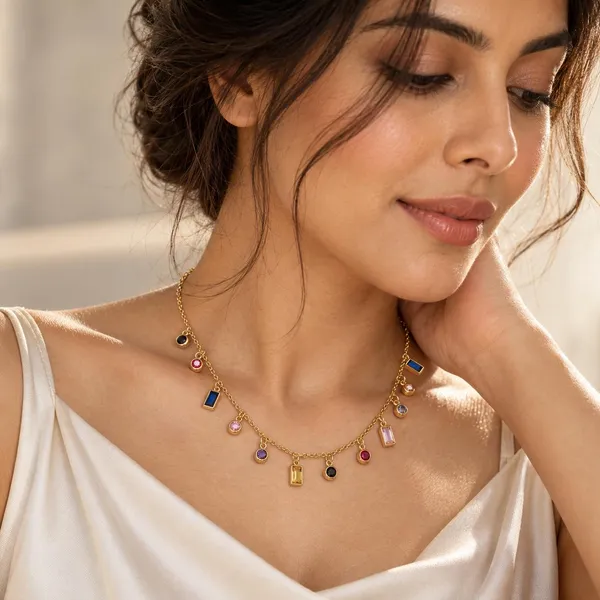 Elan_Multicolor_Charm_Necklace