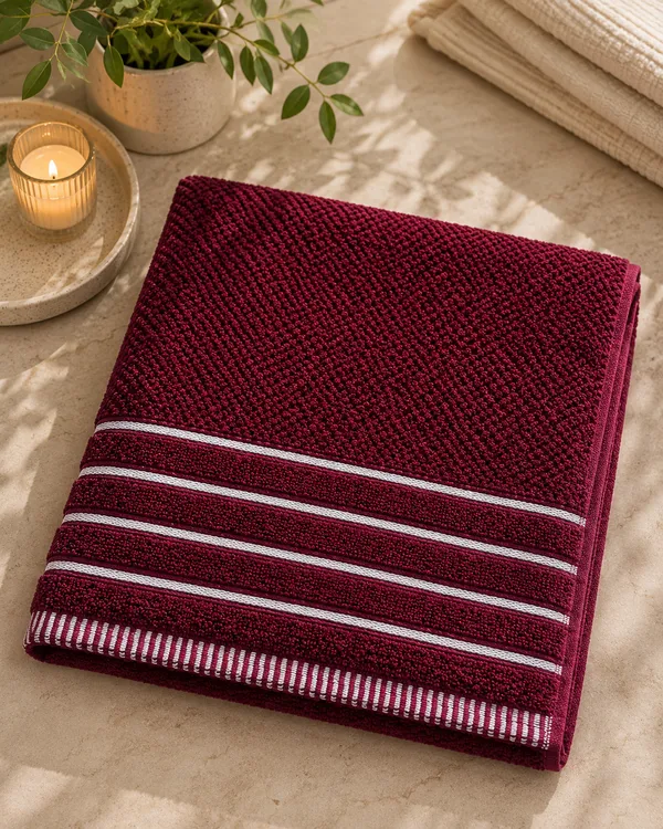 Burgundy_Cotton_TOWEL