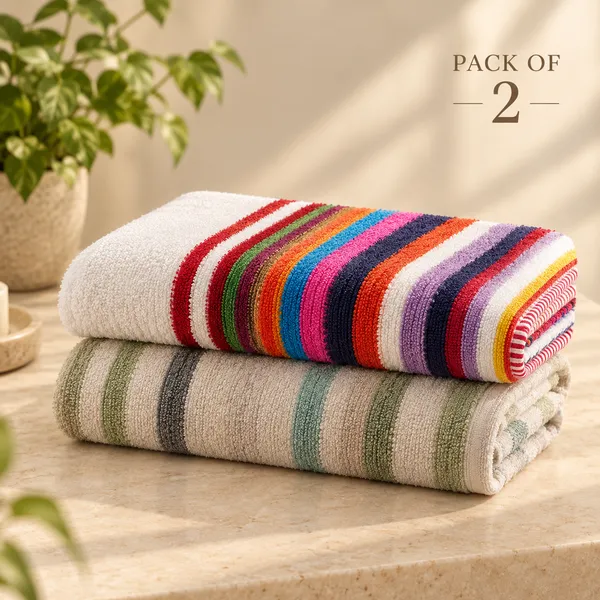 Terry_Stripe_Bathroom_Towels_Pack_Of_2