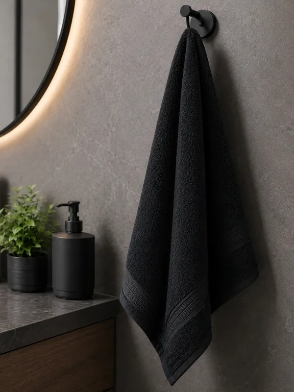 Black_Cotton_TOWEL
