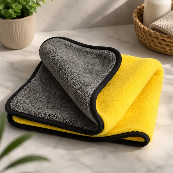Grey_and_Yellow_Microfibre_TOWEL