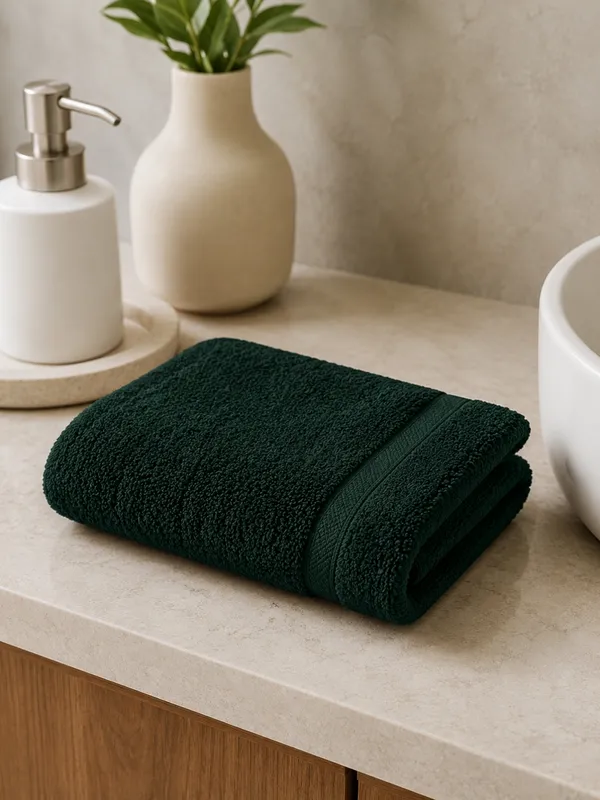 Dark_Green_Premium_Cotton_Towel_-_Pack_Of_2