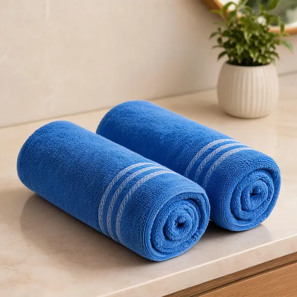 Premium_Cotton_Blue_Hand_Towel_-_Pack_Of_2