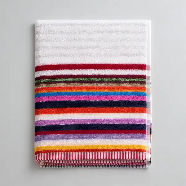 Towel_Cloth_Striped_Bath_Towel_Set_Of_2