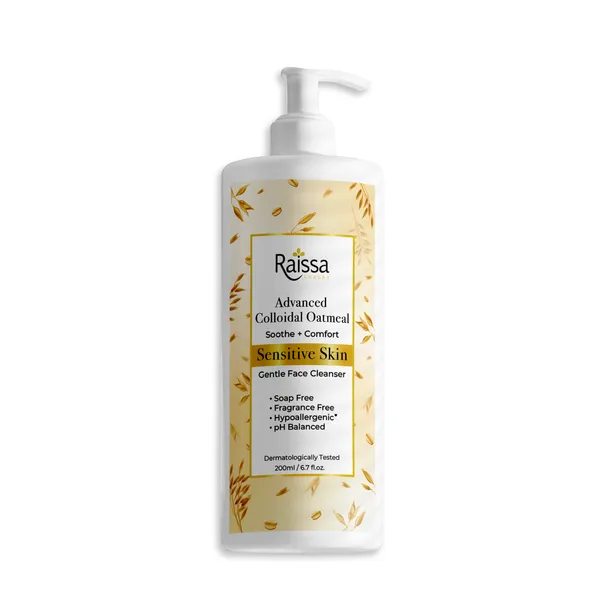 Raissa_Colloidal_Oatmeal_Face_Wash_Cleanser_for_Sensitive_Skin_|_Hypoallergenic,_Fragrance_Free,_pH_Balanced_Silicone_Free_|_For_Men_&_Women_|200ml
