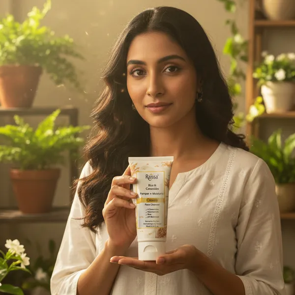 Raissa_Rice_&_Ceramides_Face_Wash_for_Normal_to_Dry_Skin,_50ml_|_Brightening_Cleanser_with_4_Ceramides,_Niacinamide_&_Rice_Extract_-_Pack_of_2