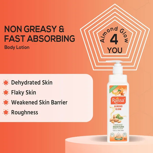 Raissa_Almond_Glow_Intense_Moisture_Body_Lotion_300ml_|_Natural_Almond_Oil_Aloe_Vera_Cocoa_Shea_Butters_|_Paraben_Free_Alcohol_Free_No_Colors_|_For_Dry_Skin_Men_Women_Daily_Use