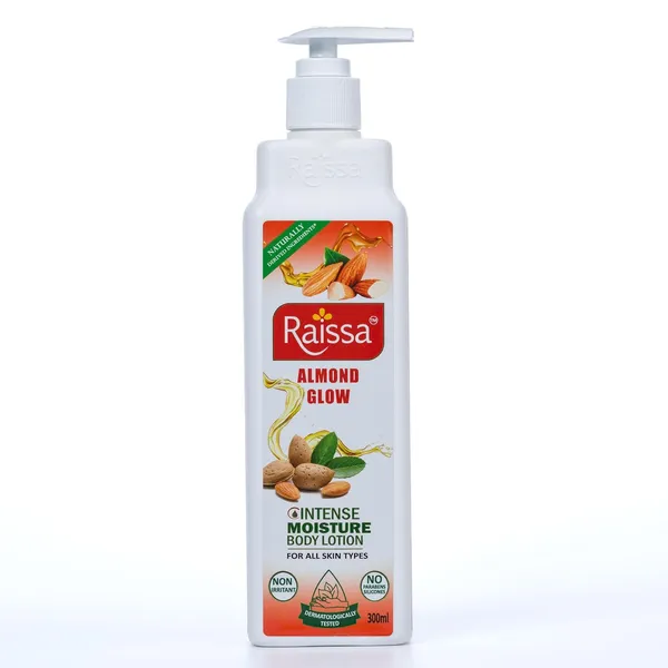 Raissa_Almond_Glow_Intense_Moisture_Body_Lotion_300ml_|_Natural_Almond_Oil_Aloe_Vera_Cocoa_Shea_Butters_|_Paraben_Free_Alcohol_Free_No_Colors_|_For_Dry_Skin_Men_Women_Daily_Use