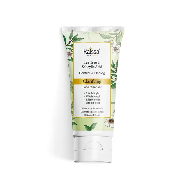 Raissa_Clarifying_Face_Wash_for_oily_Acne_prone_skin_–_2%_Salicylic_Acid,_Azelaic_Acid,_Tea_Tree_Oil,_Niacinamide|_reduces_Acne_&_post_acne_marks,_Oil_Control,_Pore_Minimizing_|_For_Men_&_Women_|50_ml_-_Pack_of_2