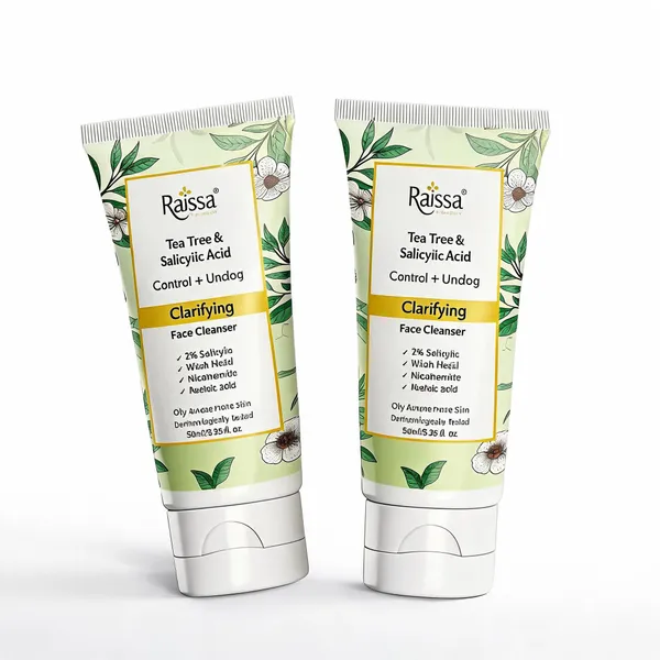 Raissa_Clarifying_Face_Wash_for_oily_Acne_prone_skin_–_2%_Salicylic_Acid,_Azelaic_Acid,_Tea_Tree_Oil,_Niacinamide|_reduces_Acne_&_post_acne_marks,_Oil_Control,_Pore_Minimizing_|_For_Men_&_Women_|50_ml_-_Pack_of_2
