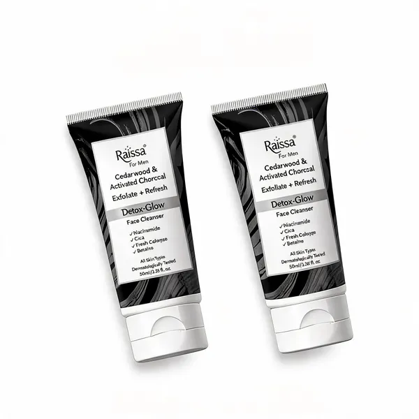 Raissa_Men’s_Soap_Free_Face_Wash_with_Activated_Charcoal,_Cedarwood_&_Niacinamide_|Glow,_Detox,_Brightening,_Anti_pollution,_Deep_Cleansing,_Oil_Control_&_Pore_Care_|_50ml_-_Pack_of_2