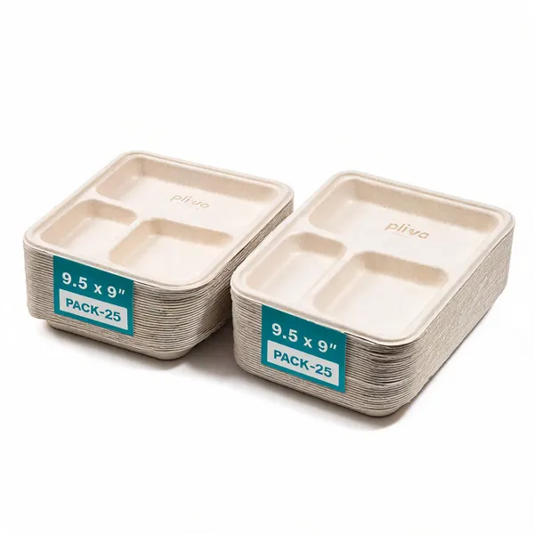 Pliwa_Disposable_Bagasse_Meals_Tray_|_3_Compartment_|_Pack_Of_25_|_Non_Toxic,_Compostable_|_Sturdy,_Microwave_Safe,_Leak-Resistant_|_Sugarcane_Bagasse_Eco-Friendly_Square_Plates_(White)_-_Pack_Of_2