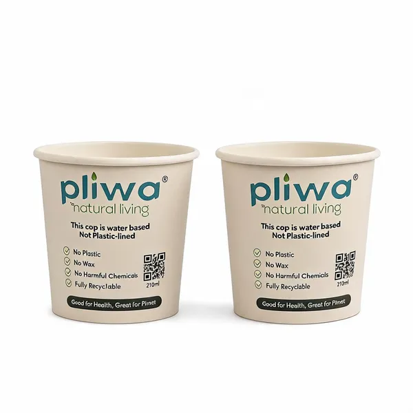 Pliwa_|_Paper_Cup_|_Plastic_Free_|_Water_Based_Coat_(Aqueous)_|_110_Ml_|_For_Hot_&_Cold_|_Eco-Friendly_-_Pack_Of_2
