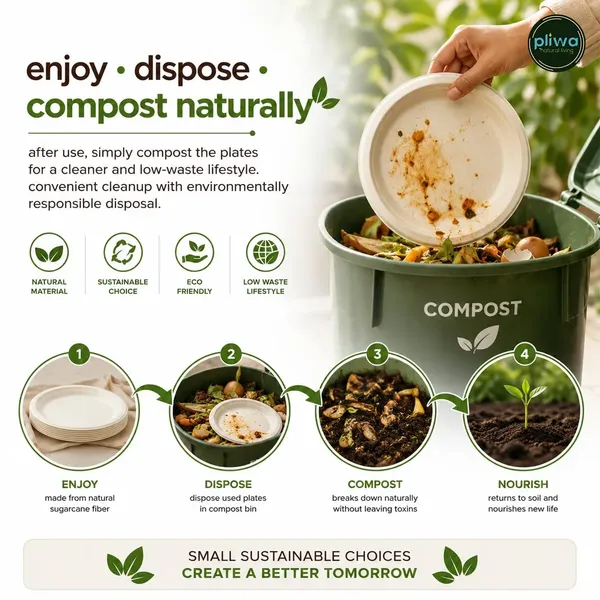 Pliwa_Disposable_Bagasse_(Sugarcane)_Plates_|_7_inch_Round_(White)_-_Pack_of_50