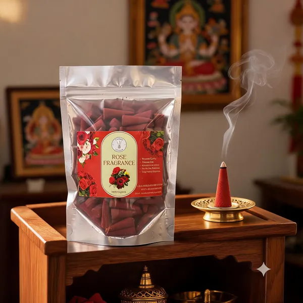 Rose_Fragrance_Organic_Incense_Cones
