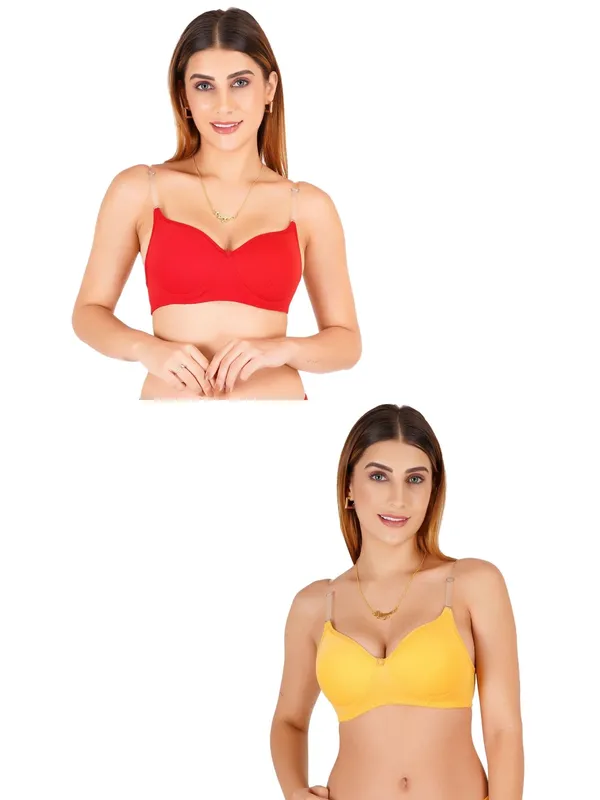 Tulzott_Women_Everyday_Padded_Bra_With_Transparent_With_Bra_Color_Strap_Pack_2