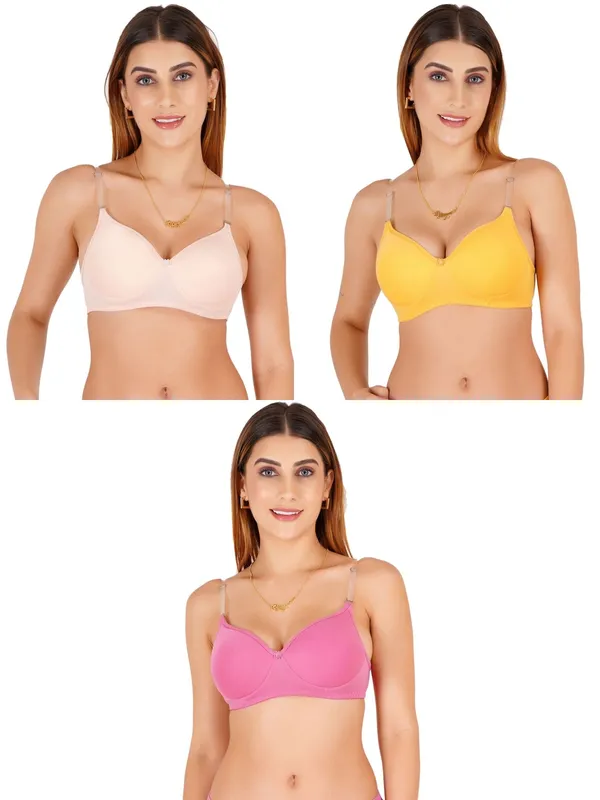 Multicolor_Cotton_Padded_Everyday_Bra_For_Women_Pack_Of_3