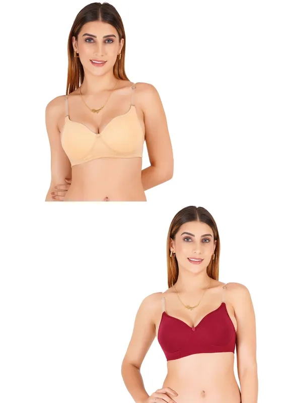 Tulzott_Cotton_Padded_Embellished_Everyday_Bra_For_Women_Pack_Of_2