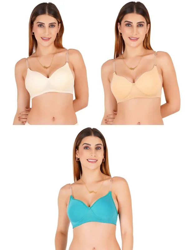 Multicolor_Cotton_Moulded_Cup_Padded_Everyday_Bra_For_Women_Pack_Of_3