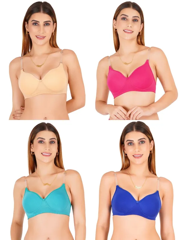 Cotton_Padded_Multicolour_Everyday_Bra_For_Women_Pack_Of_4