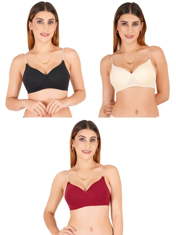 Multicolor_Cotton_Padded_Everyday_Bra_For_Women_Pack_Of_3
