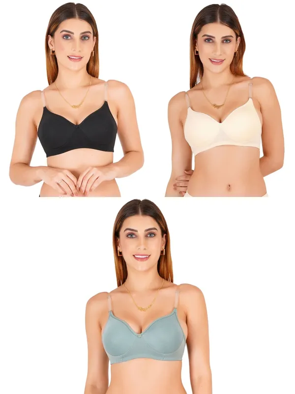 Multicolor_Cotton_Padded_Everyday_Bra_For_Women_Pack_Of_3