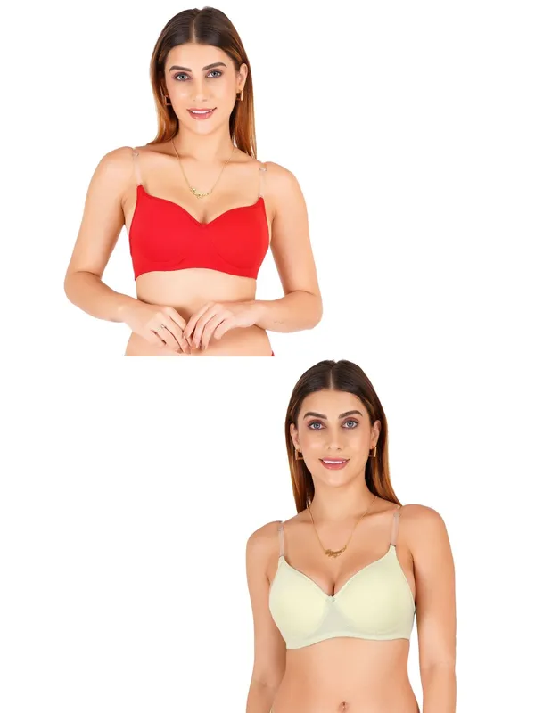 Tulzott_Women_Everyday_Padded_Bra_With_Transparent_With_Bra_Color_Strap_Pack_2