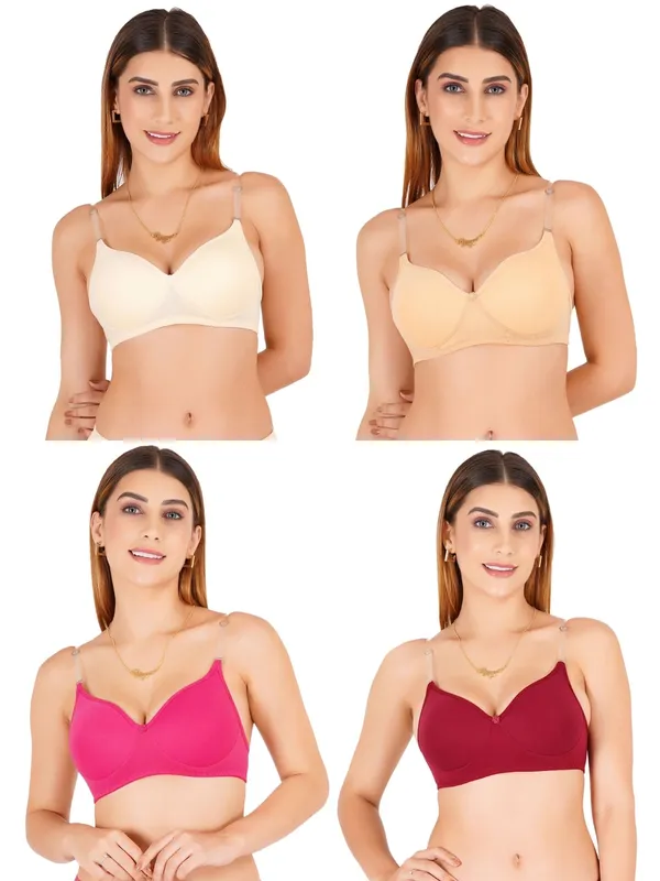 Cotton_Padded_Everyday_Bra_For_Women_Pack_Of_4